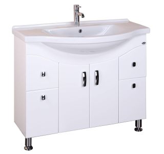 Напольная тумба под раковину Onika Эльбрус 109016 90см белый